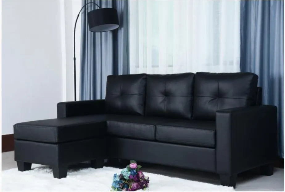 Leather – 3 Seater with Ottoman