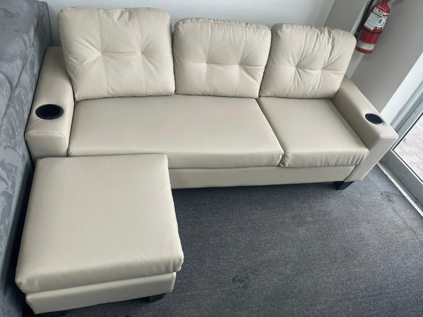 3 Seater Leather Couch