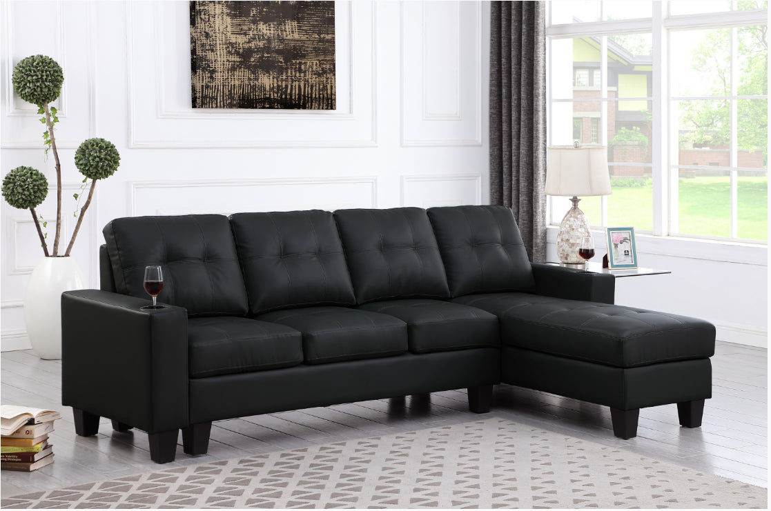 Sectional 4 Seater – Leather Sofa