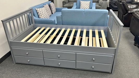 Wooden Trundle Bed | Storage Drawers